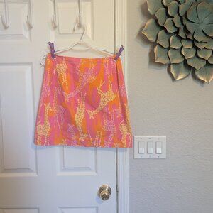 Lilly Pulitzer | VINTAGE 90s | A- Line skirt | BELLA GIRAFFE print | 6 | EVC